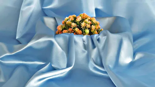 Miniatura 4 de MDS - Paquete de 2 yardas de tela de satén Charmeuse para arco de boda, fiesta, evento, banquete, decoración, vestido de cortina para el hogar