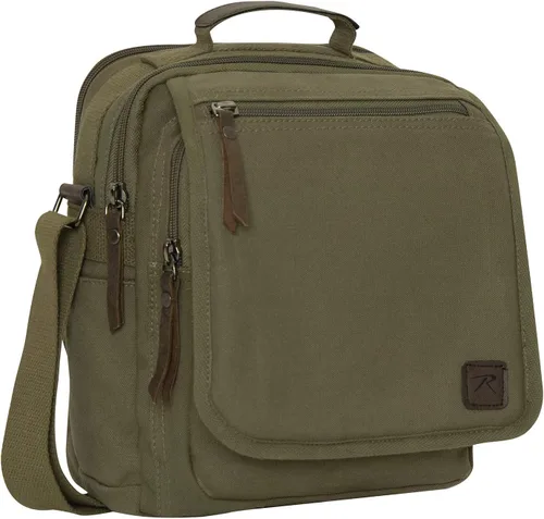 Rothco Bolsa de hombro para el trabajo diario – Bolsa cruzada de lona de algodón resistente – Ideal para el trabajo, viajes, viajes y mucho más