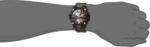 Miniatura 5 de Armitron Sport - Reloj con correa de resina de cronógrafo analógico digital para hombre 205461 Verde oscuro Cronógrafo