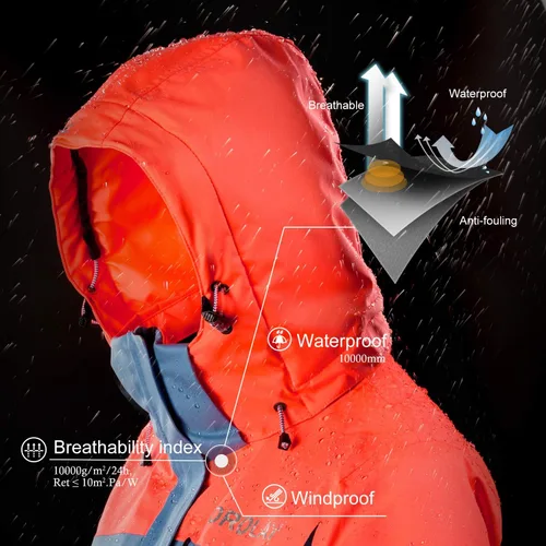 Miniatura 4 de Orolay Chaqueta de esquí de invierno impermeable para mujer, Nieve