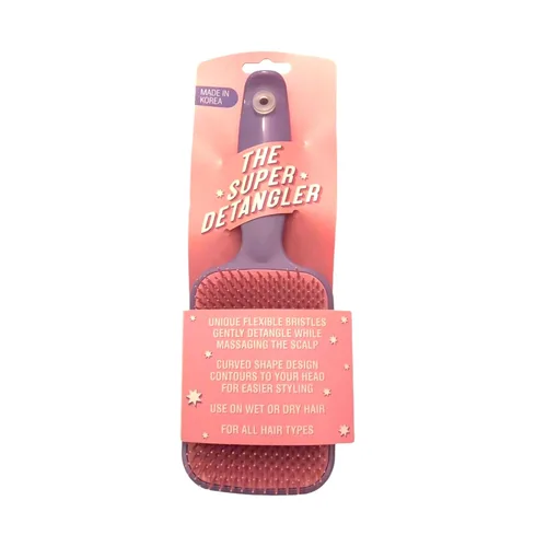 Miniatura 4 de The Super Detangler cepillo de pelo de Swissco (bloque de color negro y blanco)
