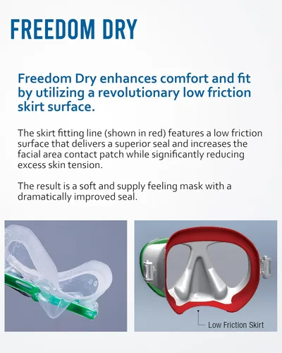 Miniatura 7 de Tusa M1001 máscara de buceo FREEDOM HD