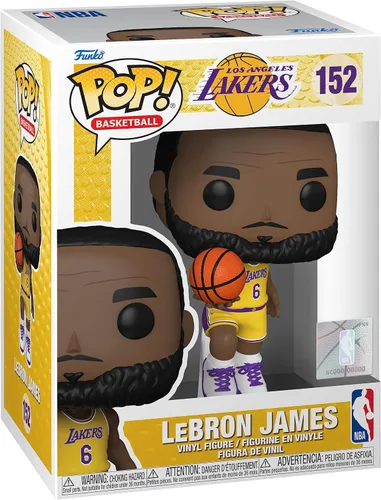 Funko Pop NBA: Los Angeles Lakers - LeBron James - Figura de vinilo coleccionable - Idea de regalo - Mercancía oficial - Juguetes para niños y