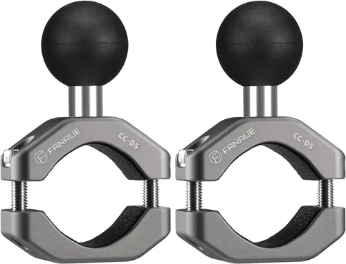 Miniatura 10 de FANAUE Abrazadera de Montaje para Manillar Base de Perno en U con Bola Tamaño B de 1" para Riel de 0.85" a 1.14" de Diámetro, Compatible