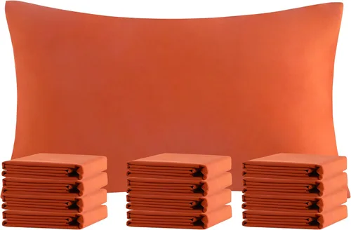 Miniatura 25 de NTBAY Paquete de 12 fundas de almohada Queen 100% microfibra cepillada, súper suaves y acogedoras, resistentes a las arrugas, la decoloración