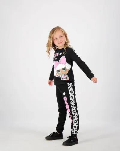 Miniatura 2 de LOL Surprise Dolls - Conjunto deportivo para niñas pequeñas y grandes, color rosa y negro