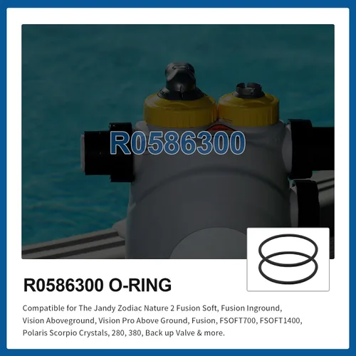 Miniatura 5 de R0586300 - Juntas tóricas de cuello grande para Zodiac Nature 2 Fusion, Fusion Soft, en el interior, Vision para piscina y spa (2 unidades)