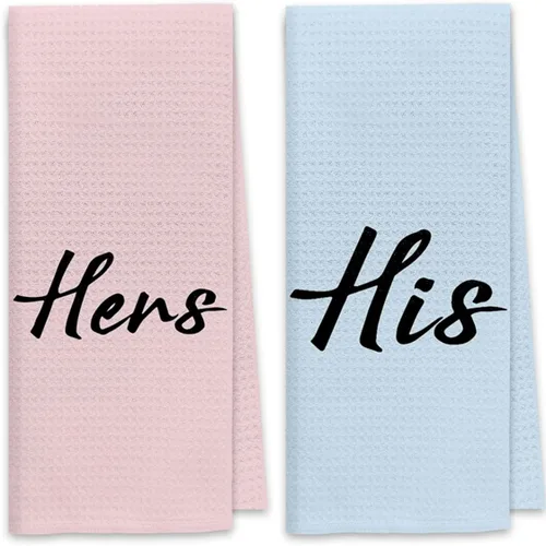 Miniatura 7 de DIBOR Love Quote - Toallas de baño para él y ella, paño de secado absorbente decorativo de amor, toallas de mano, paños de cocina, paños de cocina