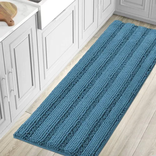 Miniatura 120 de H.VERSAILTEX - Alfombras de baño, juego de 2 piezas, alfombra de contorno para baño, juego de alfombras para inodoro, alfombra antideslizante