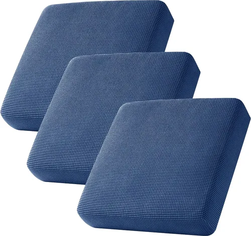Miniatura 99 de CHUN YI - Funda elástica de cojín para sofá biplaza, funda de asiento de sofá con tela jacquard de elastano (mediana, color marfil blanco)