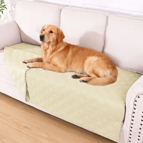 Miniatura 156 de hyha Manta impermeable para perros, manta reversible para cama de mascotas, funda suave para sofá/sillón lavable para perros, fundas impermeables