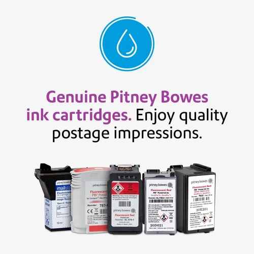 Miniatura 4 de Pitney Bowes 793-5 Cartucho de tinta para DM100, DM200 y SendPro C y SendPro+, tinta roja, 1.2 fl oz
