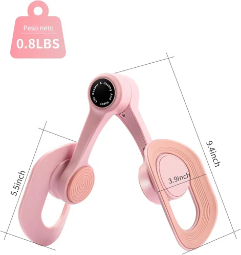 Miniatura 8 de Thigh Trainer for Women, 360° Adjustable Pelvic Floor Muscle Trainer, Inner Thigh Exerciser, Multi-Function Home Gym Equipment for Hip, Leg, Arm &