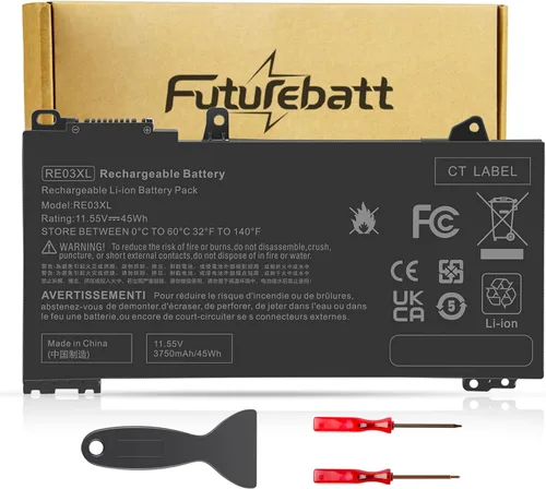 Miniatura 9 de Futurebatt Nueva batería de repuesto para Dell DJ1J0 451-BBZL PGFX4 ONFOH DJ1JO, para Dell Latitude 12 7000 7280 7480 Series [42Wh 11.4V]