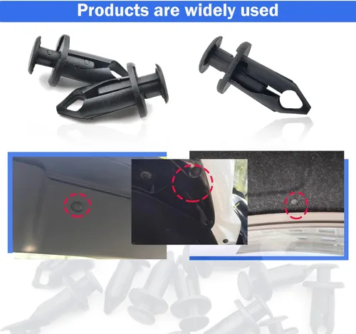 Miniatura 5 de 20 piezas Clips de Guardabarros/Remaches de Carrocería ATV Pasadores de Empuje Compatibles con Honda Ranger RZR 800 900 Sportsman XP 850 Suzuki