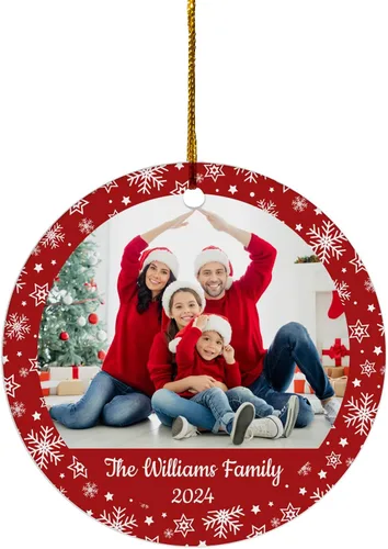 Miniatura 24 de FLOCHIL Adorno personalizado para la primera Navidad del bebé con nombre de foto, adorno personalizado para la primera Navidad, regalos para bebés