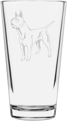 Miniatura 180 de Perro de Presa Canario - Vaso de pinta personalizado con temática de perro grabado multiusos, 16 onzas