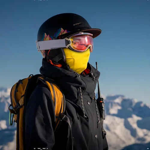 Miniatura 5 de Achiou - Pasamontañas, máscara facial, para hombres o mujeres, máscara de cara completa con capucha, para nieve, motocicleta, correr, clima frío