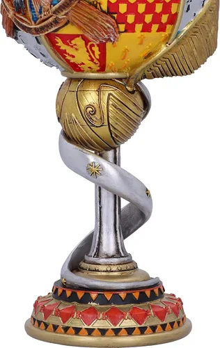 Miniatura 5 de Cáliz Coleccionable de Harry Potter de Nemesis Now, Resina, Amarillo, 19.5 cm