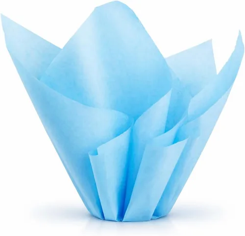 PMLAND 100 hojas de papel de regalo de seda azul aguamarina a granel de 20 x 15 pulgadas para bolsas de regalo, cajas, embalajes de flores,