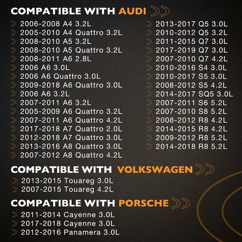Miniatura 2 de HQPASFY Paquetes de bobinas de encendido UF529, compatibles con Audi R8, A4/A5/A6/A7, Q5/Q7/S4/S5/TT, Volkswagen Tiguan/Golf/GTI/Passat y más