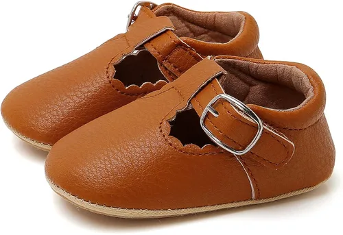 Miniatura 2 de Mocasines para bebé de princesa brillante Mary Jane vestidos, zapatos de primera calidad, ligeros, suela suave, zapatos para cuna, zapatos para niños