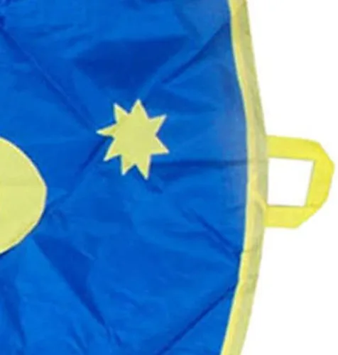 Miniatura 9 de Akozon Paracaídas de arco iris 1.8M deportes al aire libre niños paraguas arco iris niños Jump-sack juego ballute paracaídas tela de poliéster
