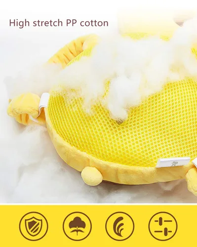 Miniatura 3 de Feidoog Mochila protectora de cabeza de bebé con 3 rodilleras de bebé para caminar y gatear abeja