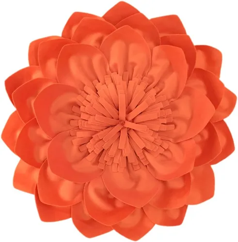 Miniatura 12 de OiseauVoler Cojín decorativo redondo de flores 3D, cojín hecho a mano con inserto para sofá, cama, decoración del hogar, 12 pulgadas, azul