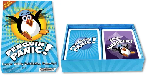 Moose Master and Penguin Panic - Paquete de 2 juegos de cartas para fiesta, diviértete haciendo reír a tus amigos, para personas divertidas que