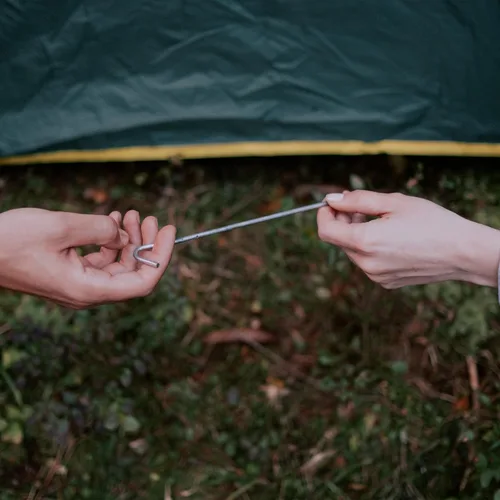 Miniatura 5 de Super Z Outlet Estacas galvanizadas de anclaje no óxido de 9 pulgadas para acampar al aire libre, patio, jardinería, toldos, adornos de paisajismo