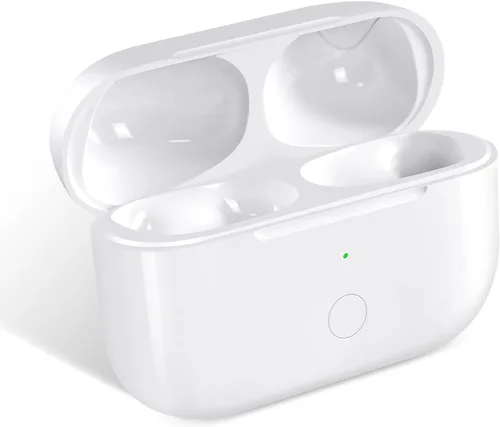 Funda de carga inalámbrica compatible con AirPods Pro de 1ª y 2ª generación con carga USB-C, repuesto de funda de cargador Air Pod Pro 1 2 con botón