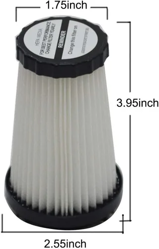 Miniatura 2 de EZ SPARES Filtro de vacío de repuesto para filtro Hepa Dirty Devi1 F2 (F-2), compatible con Dynamite Vacuum F-2 Parte # 3SFA11500X y 3-F5A115-00X