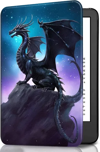 Miniatura 50 de Funda para Kindle básico de 6 pulgadas (11.ª generación), múltiples ángulos, piel sintética, delgada, con función de encendido y apagado automático