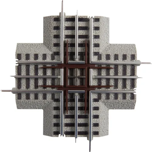 Miniatura 3 de Lionel FasTrack Crossover de 90 grados (612019)