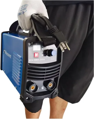 Miniatura 3 de MAYSENT Mini soldador de palo MMA de 200 A, inversor portátil de 110 V, arranque en caliente, fuerza de arco, antiadherente, pantalla digital