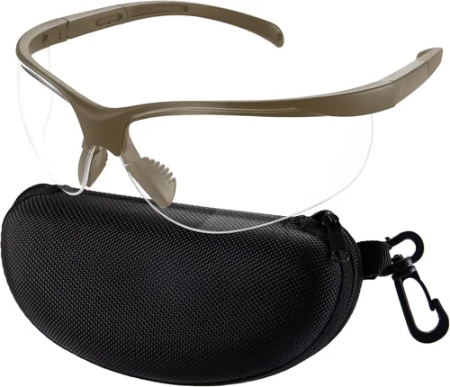 Miniatura 10 de xaegistac Anteojos de seguridad antivaho para disparar, ANSI Z87, protección ocular con estuche rígido