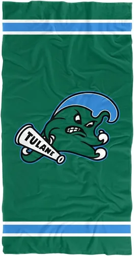 Miniatura 25 de LOGOVISION Manta Abilene Christian University, 30 x 60 pulgadas, logotipo primario CottonFront/PolyBackBeachTowel