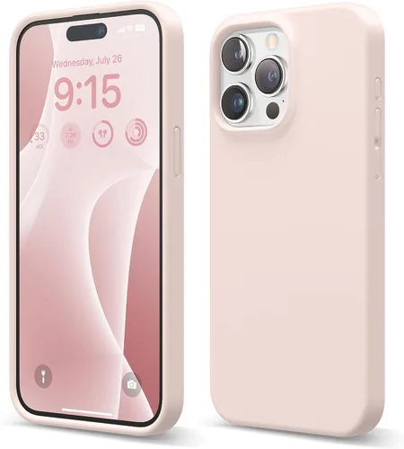 Miniatura 10 de elago Funda compatible con iPhone 15 Pro Max, de silicona líquida, funda protectora de cuerpo completo, a prueba de golpes, funda delgada