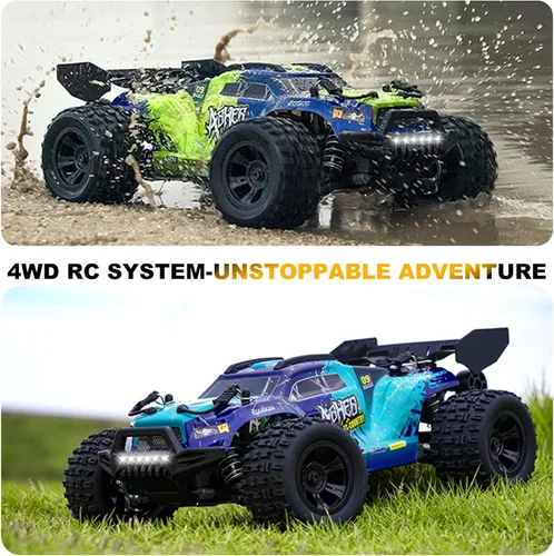 Miniatura 6 de Coche RC de alta velocidad 4WD a escala 1:18, camión de control remoto todoterreno de 25 MPH para adultos y adolescentes, vehículo eléctrico todo