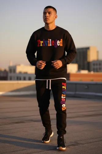 Miniatura 58 de SCREENSHOT APPLIQUE F11966 Premium Fleece Streetwear Chenille EMB Crew Neck Sweatshirt - Classic Fit