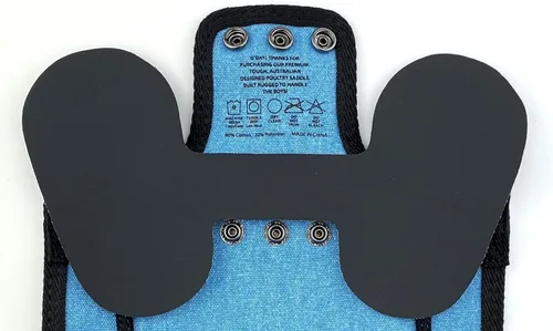 Miniatura 4 de DOWN UNDER OUTDOORS Sillín para pollo mediano-grande con correas ajustables, delantal para pollo, protector de aves de corral, suministros para Azul