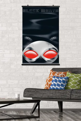 Miniatura 2 de Trends International DC Comics Movie Aquaman y el Reino Perdido - Póster de pared con ilustración de manta negra, 22.37 x 34.00 pulgadas, paquete