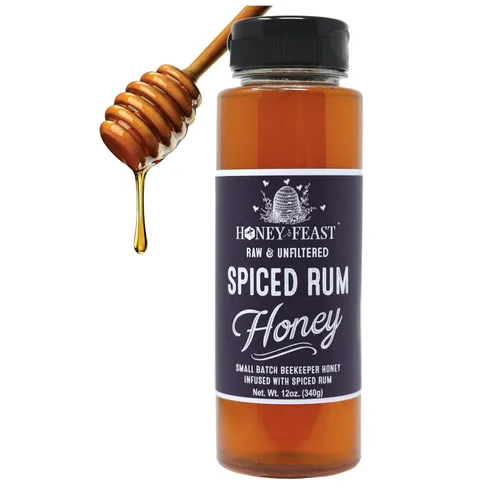 Miniatura 49 de Honey Feast, Miel de Flor Silvestre, 12 Onza