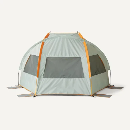 Miniatura 4 de Amazon Basics Refugios solares para campamento con protección UPF50+, ventanas de malla para ventilación, instalación simple sin herramientas, 7 x 4