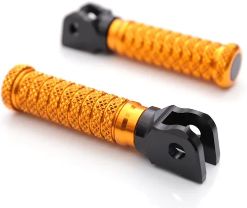 Miniatura 16 de MC MOTOPARTS POLE - Clavijas de pie delanteras elevadoras de extensión CNC de 0.984 in compatibles con YZF R3 2015-2017