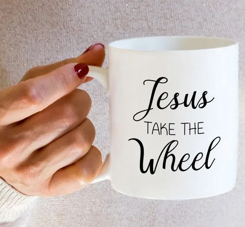 Miniatura 31 de Retreez Taza divertida – This Girl Runs on Coffee + Jesus - Tazas de café de cerámica de 11 onzas – Divertido, sarcasmo, sarcástico, motivacional