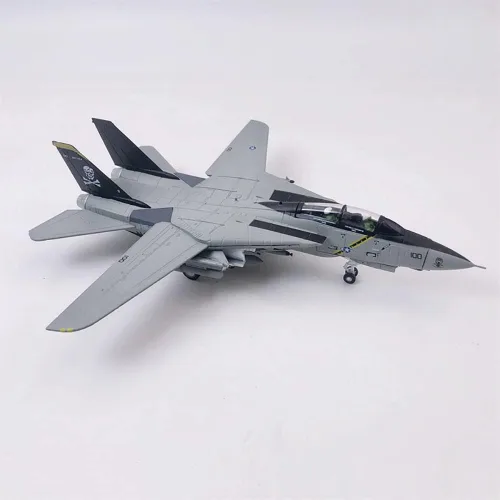 Miniatura 3 de F14 Tomcat 1/100 Modelo de avión fundido a troquel Marina de los Estados Unidos (F-14)