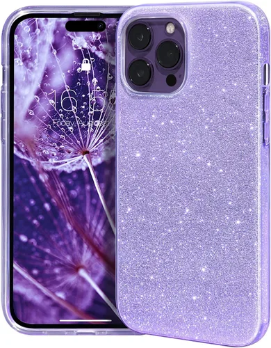 Miniatura 24 de MATEPROX - Funda compatible con iPhone Air de 6.5' [2025], carcasa protectora de 3 capas con purpurina brillante y tendencia, anti-arañazos y a