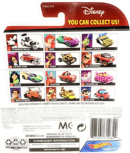 Miniatura 3 de Hot Wheels Disnery Pixar - Vehículo Jack-Jack a escala 7-1/64 (6/6)
